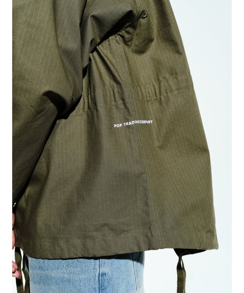 コート ジャケット Pop Trading Company/ポップトレーディングカンパニー ミリタリージャケット FISH TALE JACKETの画像