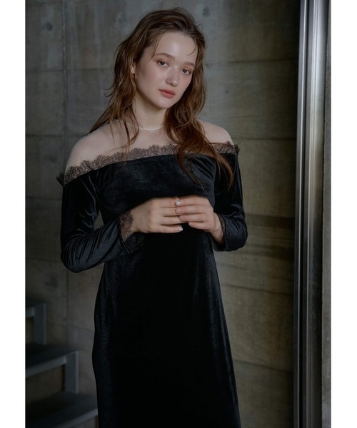 【新品未使用】lerure Ladylike velour dress ブラック LE'RURE ドレス Ladylike velour dress : ZOZOTOWN Yahoo!店 - 通販