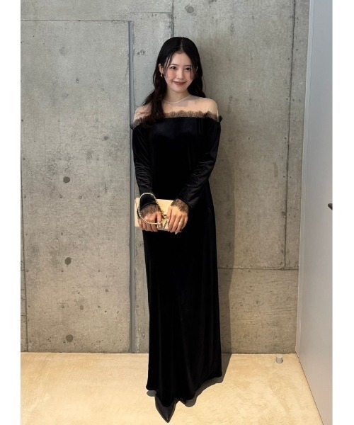 LE'RURE ドレス Ladylike velour dress : ZOZOTOWN Yahoo!店 - 通販