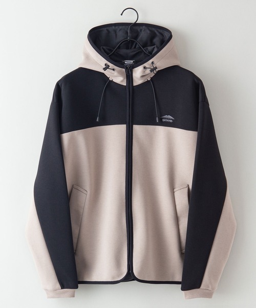 「OUTDOOR PRODUCTS APPAREL」 ジップアップパーカー X-LARGE ベージュ メンズ_画像6