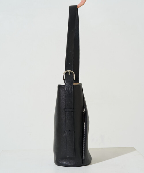 トートバッグ 限定展開 BEAURE LUNEA/ビュレルネア 「本革」 レザー ワンハンドル バケツバッグ レディースの画像