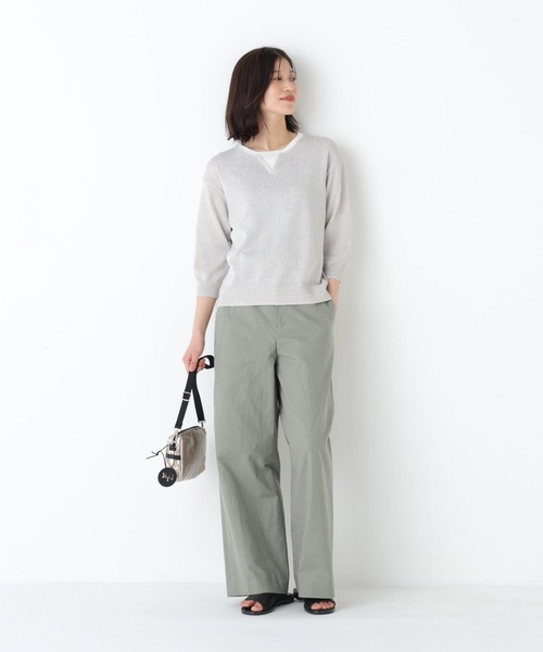 human woman（ヒューマンウーマン） ワイドパンツ パンツ 「定番素材