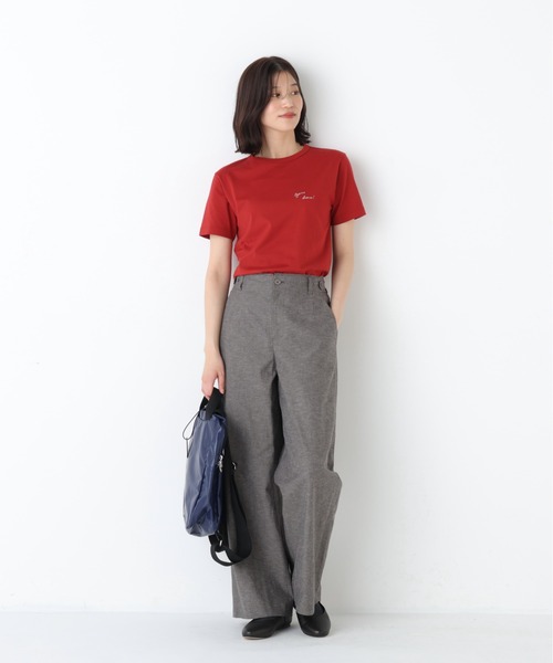 human woman(ヒューマンウーマン) パンツ 「定番素材/ウォッシャブル human woman(ヒューマンウーマン) パンツ 「定番素材/ウォッシャブル