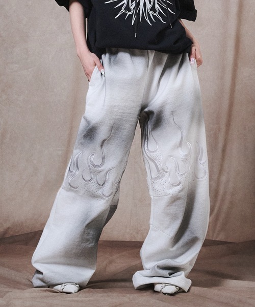 GALFY（ガルフィー） ワイドパンツ スウェットパンツ ジャージ 「GALFY