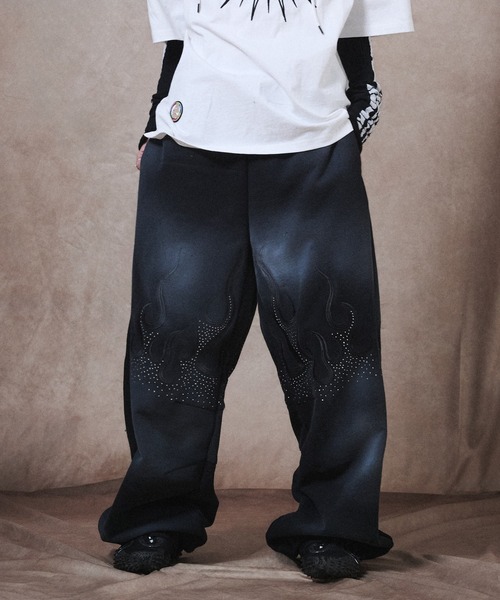 GALFY（ガルフィー） ワイドパンツ スウェットパンツ ジャージ 「GALFY