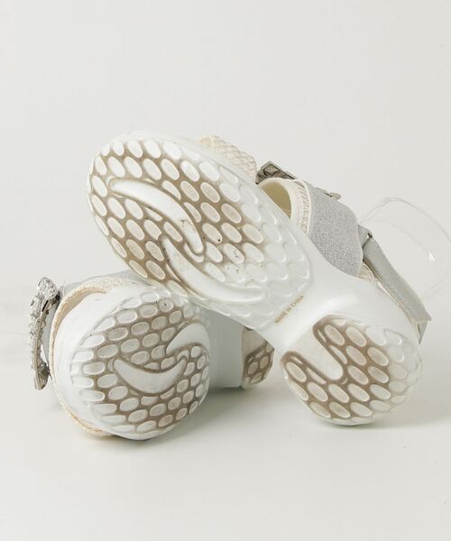 「MUUM」 フラットサンダル M ホワイト レディース_画像3