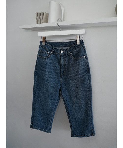 Katrin TOKYO ジーンズ デニム デニムパンツ bijou button capri denim