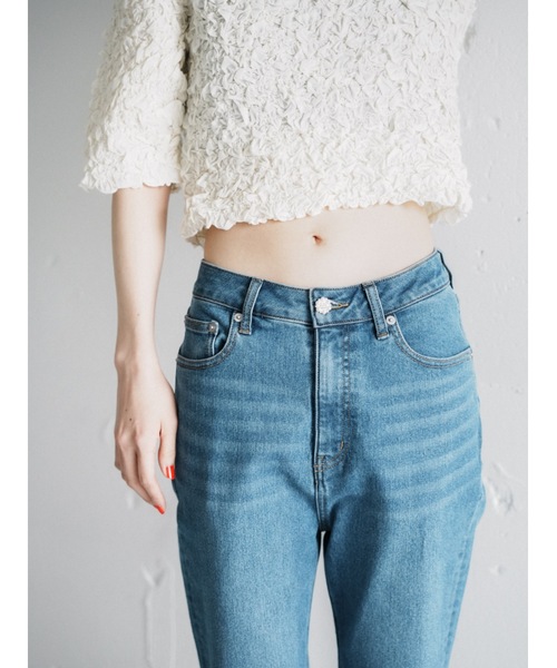 Katrin TOKYO ジーンズ デニム デニムパンツ bijou button capri denim