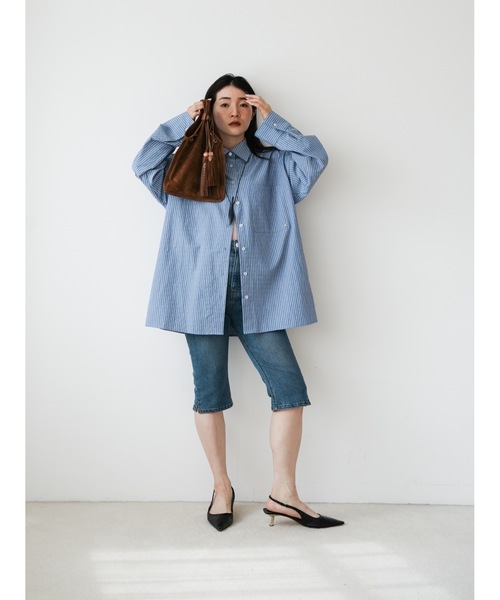 Katrin TOKYO ジーンズ デニム デニムパンツ bijou button capri denim