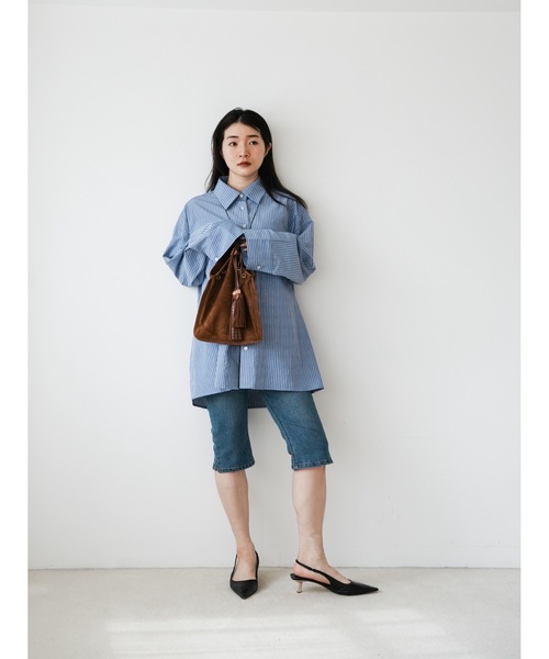 Katrin TOKYO ジーンズ デニム デニムパンツ bijou button capri denim