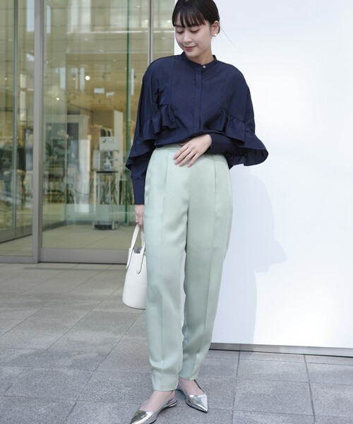 「CAST:」 スラックス M ネイビー レディース_画像8