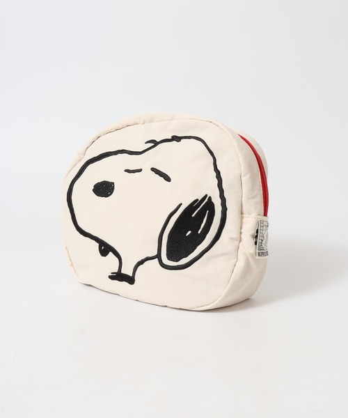 【新品】 スヌーピー SNOOPY 白 ポーチ SNOOPY（スヌーピー） ポーチ フェイスポーチ レディース : ZOZOTOWN