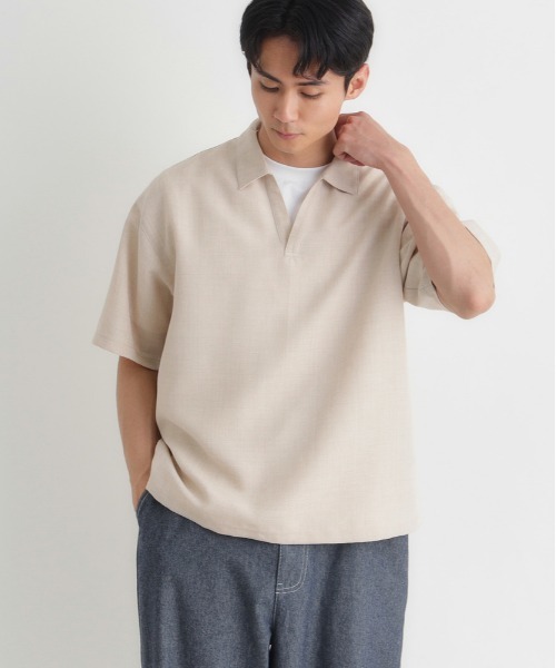 BACK NUMBER tシャツ BACK NUMBER(バックナンバー)リネンライク