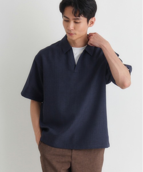 BACK NUMBER tシャツ BACK NUMBER(バックナンバー)リネンライク