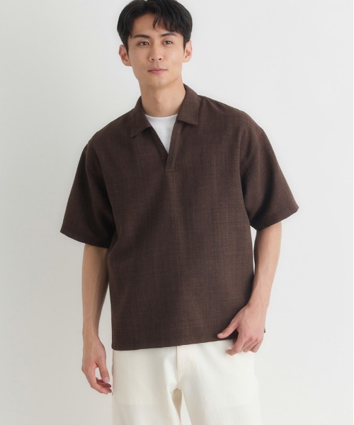 BACK NUMBER tシャツ BACK NUMBER(バックナンバー)リネンライク