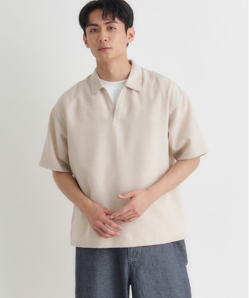 BACK NUMBER tシャツ BACK NUMBER(バックナンバー)リネンライク