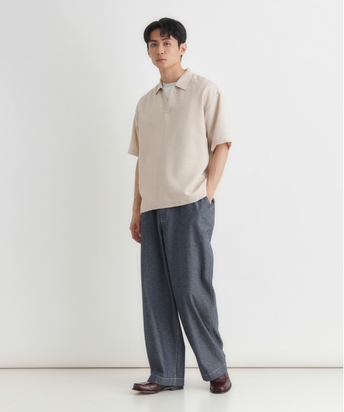 BACK NUMBER tシャツ BACK NUMBER(バックナンバー)リネンライク