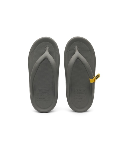 「TAW&TOE」 ビーチサンダル 23cm ブラック レディース_画像6
