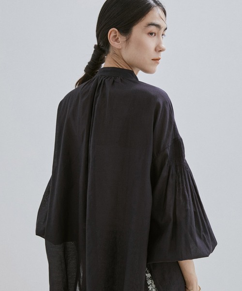 「SALON adam et rope'」 長袖ブラウス FREE グレー系その他 レディース_画像6