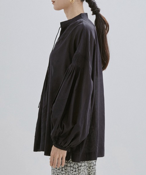 「SALON adam et rope'」 長袖ブラウス FREE グレー系その他 レディース_画像8