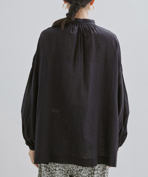 「SALON adam et rope'」 長袖ブラウス FREE グレー系その他 レディース_画像9