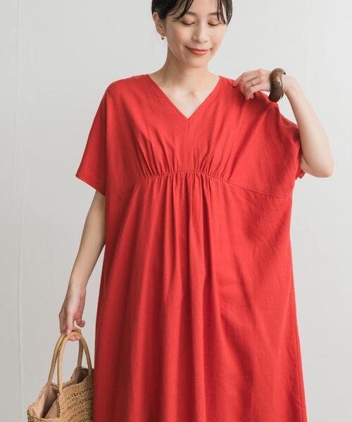 「URBAN RESEARCH DOORS」 半袖ワンピース MEDIUM ブラック レディース_画像4