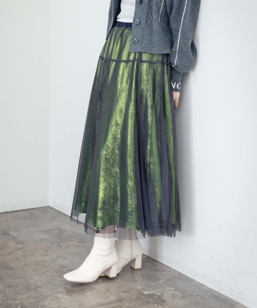 「Eimee Law」 ロングスカート 38 ダークベージュ レディース_画像5