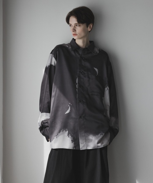 「remer」 長袖シャツ MEDIUM グレー メンズ_画像10