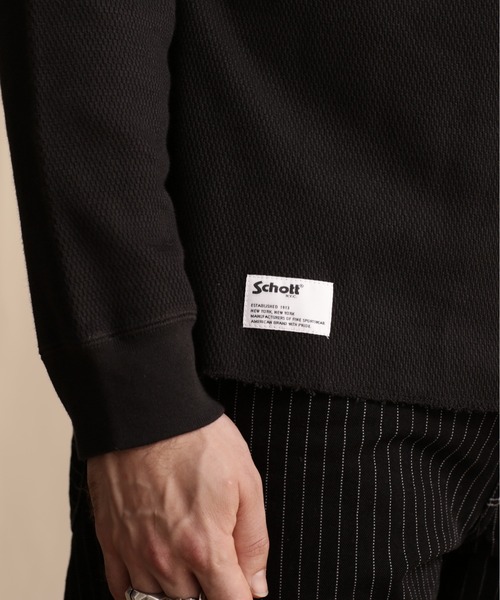 「Schott」 長袖Tシャツ M グレー系その他 メンズ_画像7