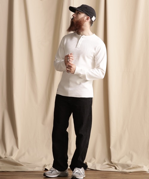 「Schott」 長袖Tシャツ M グレー系その他 メンズ_画像8