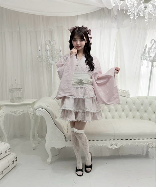 Ank Rouge（アンクルージュ） 浴衣 レースのプリンセス浴衣ドレス