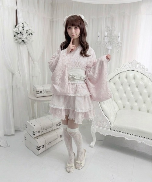 Ank Rouge（アンクルージュ） 浴衣 レースのプリンセス浴衣ドレス