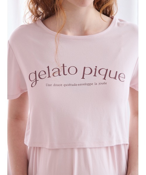gelato pique（ジェラートピケ） マタニティ マタニティレーヨンロゴ