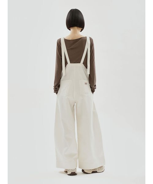 emmi サロペット オーバーオール 「Dickies(R)×emmi」ワイドサロペット