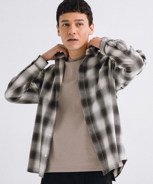 「URBAN RESEARCH Sonny Label」 長袖シャツ X-LARGE ネイビー メンズ_画像3