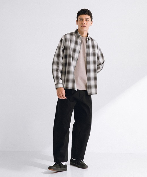 「URBAN RESEARCH Sonny Label」 長袖シャツ X-LARGE ネイビー メンズ_画像8
