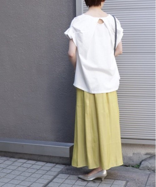 「PREFERIR」 半袖カットソー MEDIUM ブラック レディース_画像7