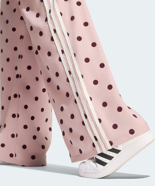 adidas（アディダス） ワイドパンツ パンツ サテン 水玉模様 ワイド