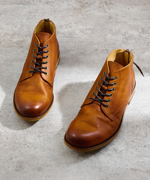 【試着のみ】PADRONEパドローネ ショートレースアップブーツ And A（アンドエー） ブーツ PADRONE パドローネ / Ex. SHORT LACE UP