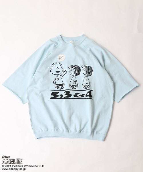 PEANUTS tシャツ 「PEANUTS×SPORTS WEAR by relume」カットオフ