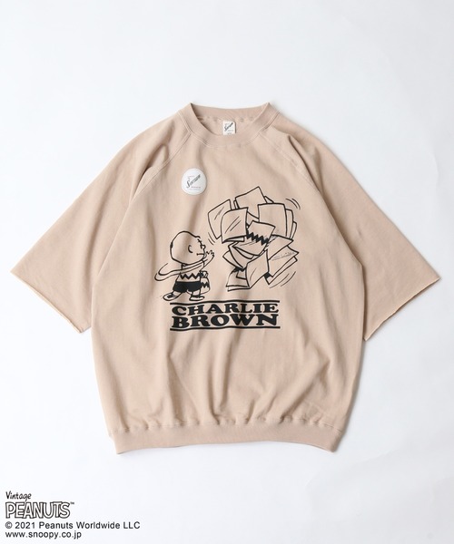 PEANUTS tシャツ 「PEANUTS×SPORTS WEAR by relume」カットオフ