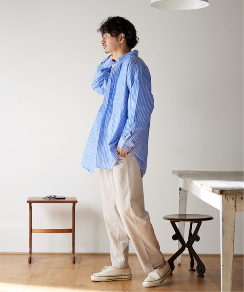 パンツ COOLMAX PE/TRO 4WAY 1TUCK ワイドイージーパンツ