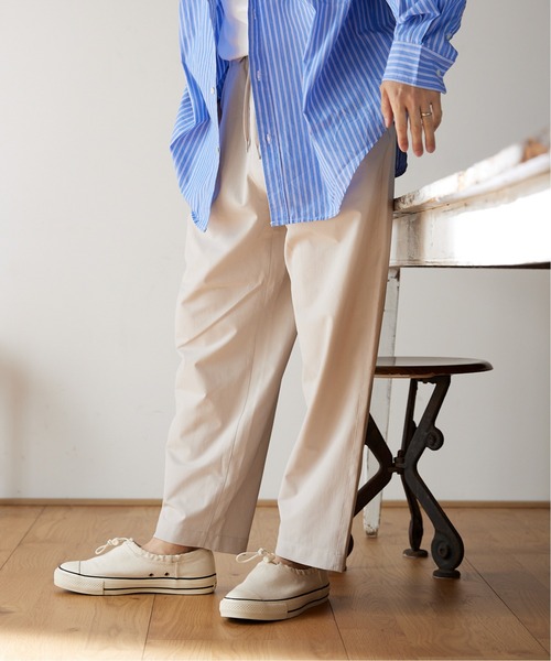 パンツ COOLMAX PE/TRO 4WAY 1TUCK ワイドイージーパンツ