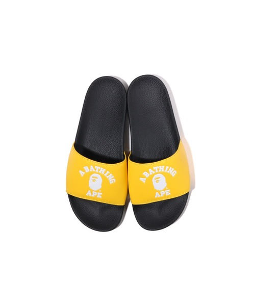 A BATHING APE サンダル WEB限定/COLLEGE SLIDE SANDALS M