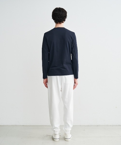 three dots（スリー ドッツ） tシャツ パウダリーコットン クルー 
