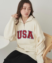 セーター ニット WEGO/スウェットライクハーフZIPUSAプルオーバー メンズ レディース｜ZOZOTOWN Yahoo!店