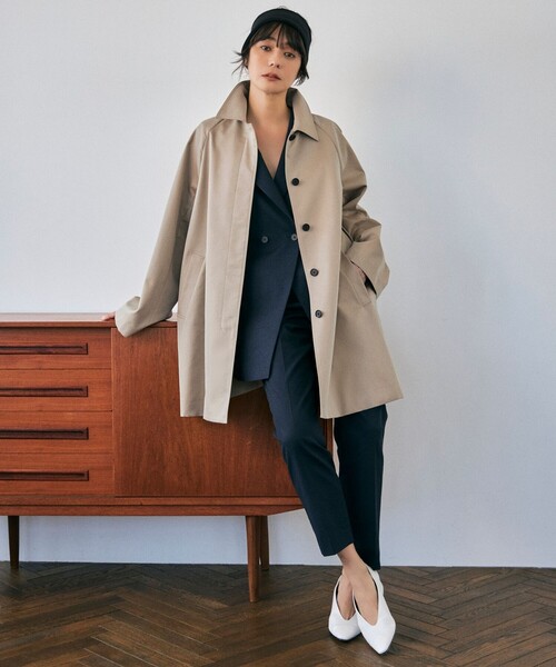 【接触冷感・UVケア・撥水・洗える】 LooseWeave ノーカラージレ ICB ベスト ジレ 「接触冷感・UVケア・撥水・洗える