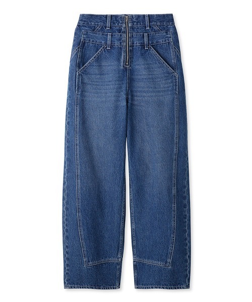 パンツ nullus 23aw/wide denim pants ダメージ デニム パンツ – Deuku