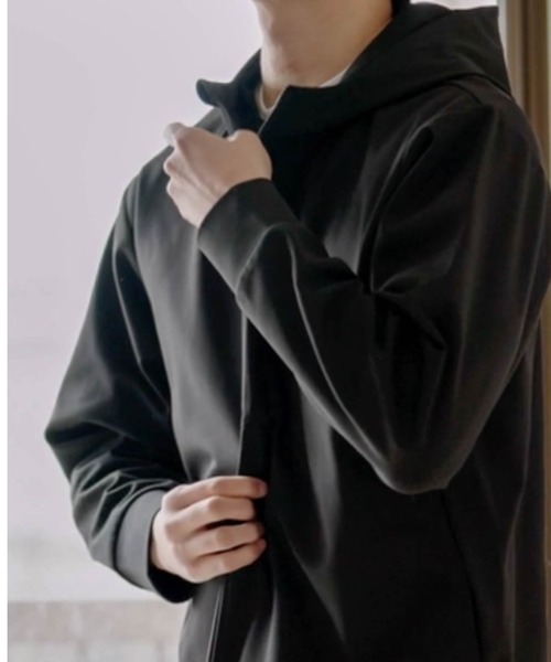 NAVY（ファッション） パーカー NAVY FIT ポンチ素材 ストレッチ