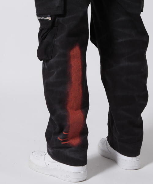 パンツ A.F ARTEFACT Dust Dyed Anatomical pants ROYAL FLASH パンツ A.F ARTEFACT/エーエフ・アーティファクト